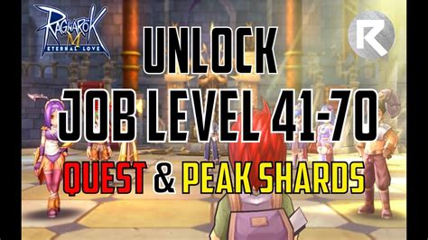 How to Unlock Job Level 70 using Peak Shards (Job  .